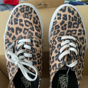 Authentic Leopard Vans